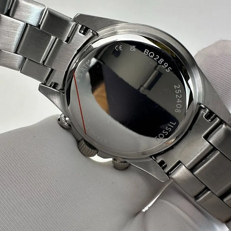 Fossil Autocross Multifunction Red Dial Men’s Watch- BQ2895